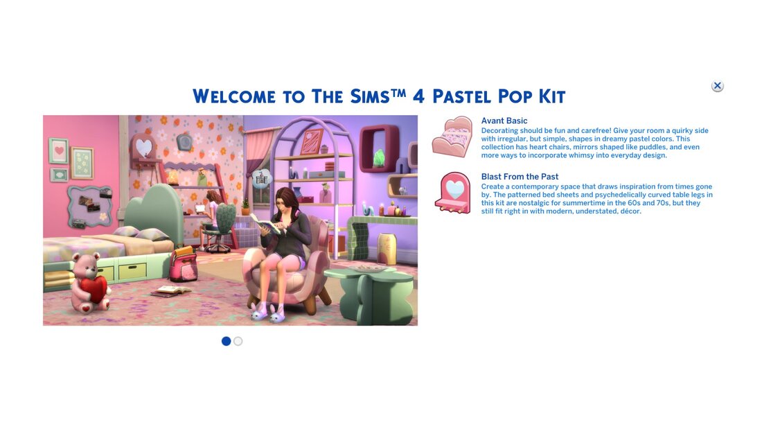 Playing with The Sims 4 Pastel Pop kit (that i designed. i am crying) 